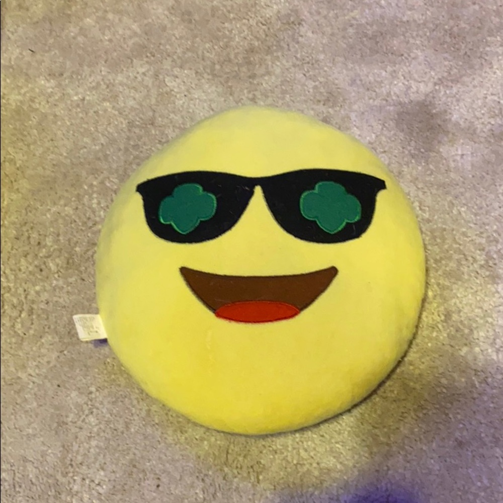 Girl Scout Emoji Pillow